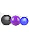 Aliglow Exercise Ball with Pump , Anti-Burst and Anti-Slip Professional Quality Design ( Swiss Yoga Therapy Pilates Balance Birth Balls )