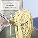 Newness Pasta Spoon, [Rustproof, Heat Resistance, Integral Forming] Durable 304 Stainless Steel Spaghetti Spoon