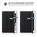 iPad Pro 10.5 Case, XULIS Lightweight Smart Case, PU Leather Front and Translucent Soft TPU Back with Stand and Magnetic Auto Sleep/Wake Function for iPad Pro 10.5 2017 Release (Tri-fold Black)