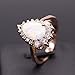 ZIS New Design White Fire Opal Water Drop 18K Gold Plated CZ Stone Engagement Jewelry Rings (7)