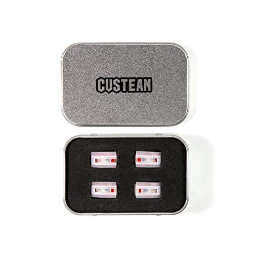 Record Player Needle, CUSTEAM Phono Turnable Cartridge Replacement Stylus Needles with Carry Box for Vinyl, Crosley, Phonograph, LP (Pack of 4)