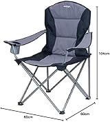 Vango Goliath X-Large Padded Camping Chair Steel Frame 180kg view 2