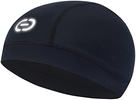 DICKEE Reflective Skull Cap Summer Use Professional Helmet Liner Cycling Running Moisture Wicking Windproof Cap