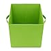 Casafield Set of 6 Collapsible Fabric Cube Storage Bins, Lime Green - 11