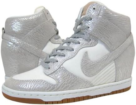 nike sky hi silver