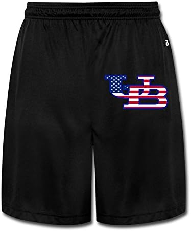 Kamifa University At UB Flag Buffalo Basic Performance Shorts Sweatpants Black SizeLarge