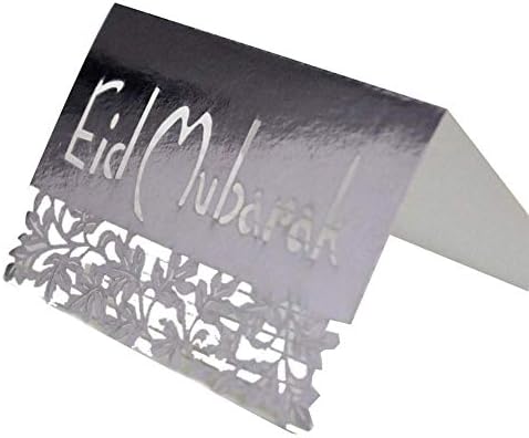 mongrep EID MUBARAK Greeting Cards | 50pcs Eid Invitation Cards for Mubarak Muslim Ramadan Celebration
