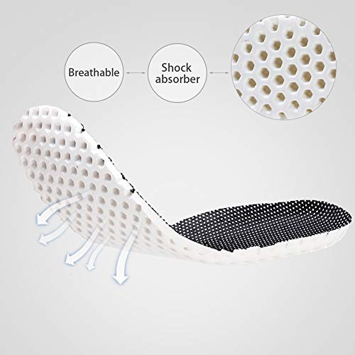 Women's Walking Shoes Sock Sneakers Fashion Mesh Sneakers Air Cushion Athletic Gym Casual Shoes Navy Blue 8.5