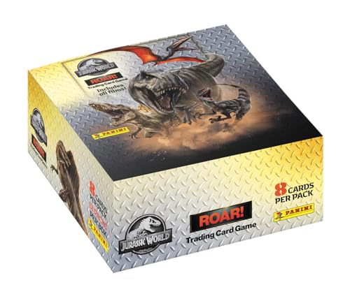 Panini Jurassic World 4 Trading Cards Game Box of 18 Sleeves + 1 Limited Edition Card
