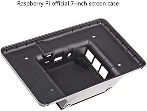 Iycorish Estuche de Pantalla de Prensa LCD de 7 Pulgadas Negro para Raspberry Pi 3B / 3B +, Solo el Estuche No Incluye la Pantalla