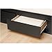 Prepac Coal Harbor Queen Platform Storage Bed with Headboard in Black