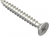 ForgeFix Multi-Purpose Single Thread Screws 5.0 x 40mm A2 Stainless Steel Box