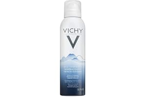 Vichy Hydrating Thermal Spring Water Facial Mist, Mineralizing Volcanic water to Rebalance, Soothe, Strengthen, 100% Pure and