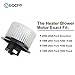 ABS plastic Heater Blower Motor w/Fan Cage ECCPP fit for 2000-2005 Ford Excursion /1999-2007 Ford F250 /1999-2007 Ford F350 /1999-2003 Ford F450 Truck /1999-2003 Ford F550 Truck