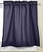 Lorraine Home Fashions Ribcord Tier Curtain Pair, 54-Inch x 36-Inch, Navy