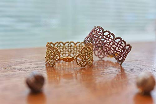 5 Metallic+Tatting+Jewellery+lacemaking+Set