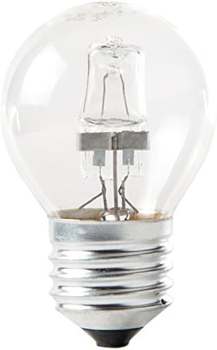 Garza 444949 Eco-Friendly Ball Halogen Light Bulb, E27, 630 Lumen, Pack of 10) [Energy Class C]