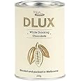 Fraus DLUX White Drinking Chocolate, Creamy White Chocolate Powder for Hot or Iced Drinks (220G)