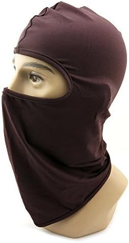 4044 BalaclavaWargame Snowboard Headwear Cycling Facemask Parkour Cagoule Full Face Mask Balaclava BF06 Brown