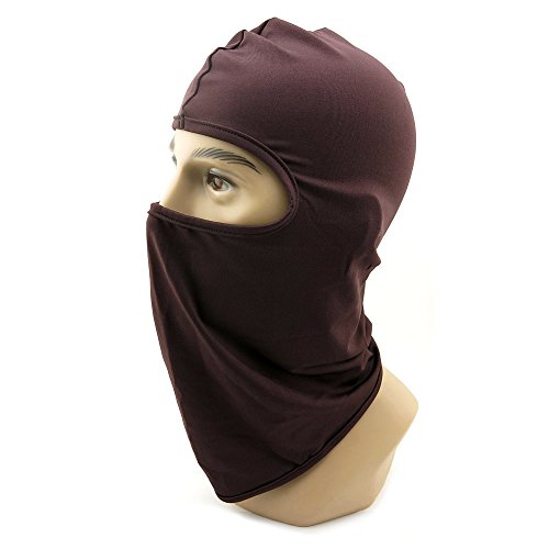 4044 BalaclavaWargame Snowboard Headwear Cycling Facemask Parkour Cagoule Full Face Mask Balaclava BF06 Brown