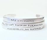 Nevertheless, she persisted Bracelet