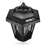 Pestnot Bug Zapper Electronic Insect Killer - (2018) Upgraded Powerful Mosquito Killer, Fly Killer. Outdoor/Indoor 1/2 Acre Coverage Black