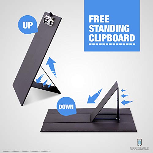 Officerule Document Holder Pack of 3 Standing Clipboards Legal and A4