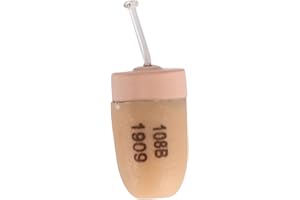 TIKATARER Mini Concealed Wireless Earphone, Invisible Earpiece with Built in Answering for Android Phone Tablet, 20cm Neck Ri