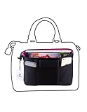 Holly LifePro Premium Two-Side Use Handbag Organizer With YKK Zipper - Perfect Purse Organizer to Keep Everything Neat & in Style