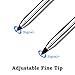 WEALLNERSSE Rechargeable Active Stylus Digital Pen with Adjustable Fine Tip for Accurate Writing/Drawing on iPhone/iPad/Samsung/Surface/Android Touchscreen, Smartphones, Tablets, Notebooks