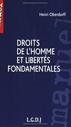 Droits de l'homme et libertés fondamentales