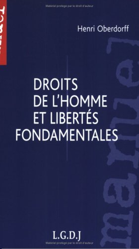 Droits de l'homme et libertés fondamentales