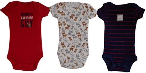 Carters Preemie Baby Boy Bodysuits 3 Piece Shirt Set