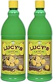 Lucy's Family Owned - Lemon Juice, 32 oz. Bottle (Pack of 2)