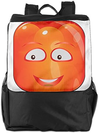 Kula Funny Jelly Smiley Face Lightweight Backpack Travel Work Hiking Daypack