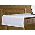 Christian Brands Altar Runner 100% Linen 100% Linen 24 x 62' L, White
