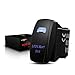 Auxbeam LED Light Bar Rocker Switch with Switching Lines for 12 / 24V Cars, Motorcycles, Buses, Boats, RVs, Trailers