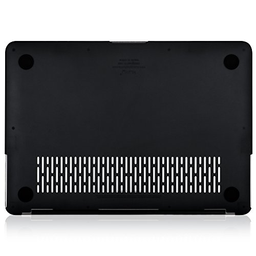 MacBook Air 13 inch Case A1466 A1369, Kuzy Rubberized Hard Cover (Older Version 2017, 2016) - LACE Black - Thumbnail 5