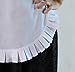 French Maid or Waitress Grayish-white Headband & Apron Costume Accessory Set