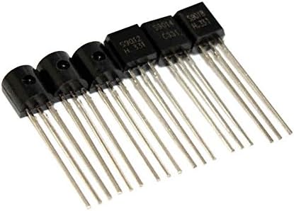 NPN TO-92 Plastic-Encapsulate Power Transistors S9011 S9012 S9013 S9014 S9015 S9018 6 Value (Each 10pcs) Pack of 120 Pcs