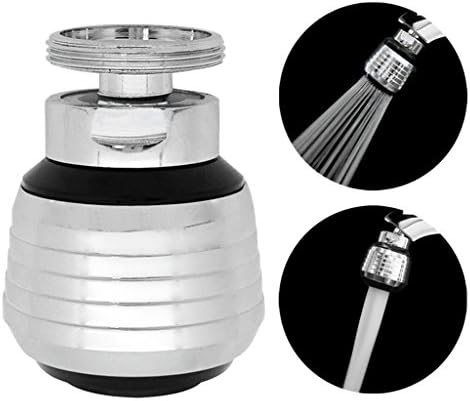 Kabter 360-Degree Swivel Dual-Spray function 2-Flow Kitchen Sink faucet Aerator with 15/16" Male Thread