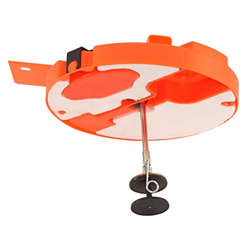 Frabill Pro Thermal Insulated Ice Fishing Tip Up Trap for Up to 10" Hole, Orange (2 Pack)