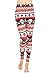 Dawnraid Women's Christmas Printed Patterned Leggings High Waist,XS-3XL