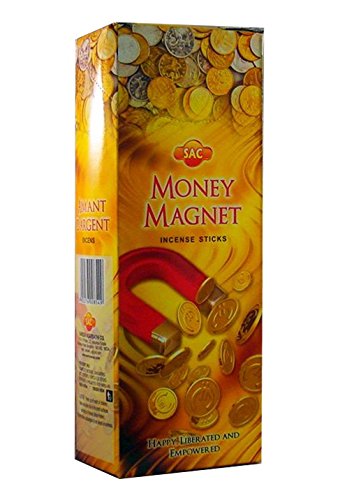 SAC Money Magnet Incense - Set of 6 Hexagonal Packs