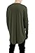 LILBETTER Mens Thumb Hole Cuffs Long Sleeve T-Shirt Basic Tee (S, Army Green)