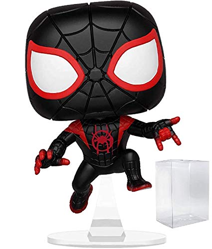 Funko Pop! Animated Spider-Man Movie: Into The Spider-Verse - Miles Morales Vinyl Figure (Includes Pop Box Protector Case)