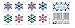 USPS Geometric Snowflakes Forever Stamps, Book of 20