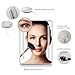 Big House Travel Lighted Makeup Mirror - Adjustable Brightness and Stand - Desk or Handheld Make Up Vanity Mirror with Led Lights