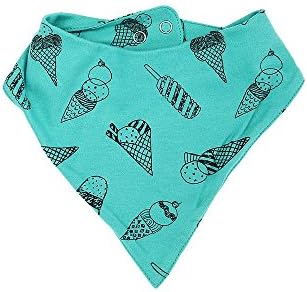 Kalila Organics Certified Organic Cotton Infant Baby Bandana Drool Bib