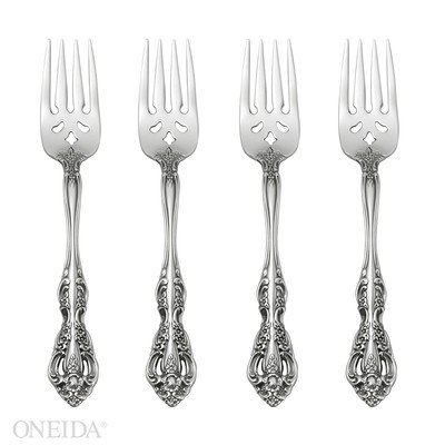 Oneida Michelangelo Salad Forks, Set of 4